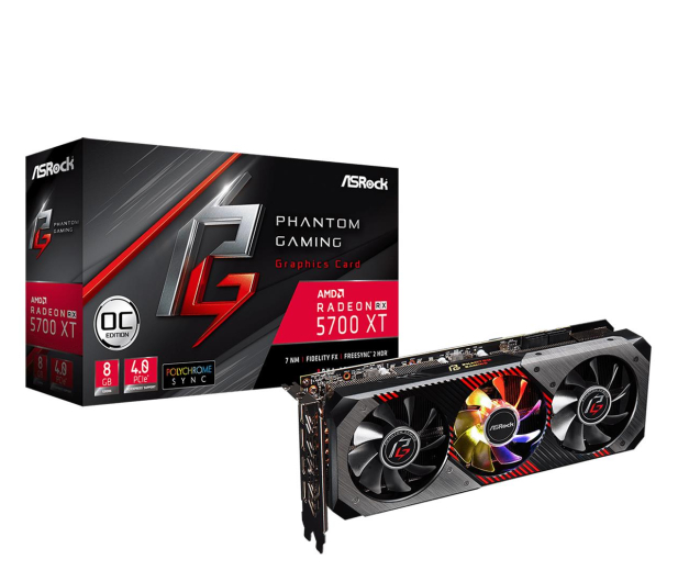 ASRock Radeon RX 5700 XT Phantom GAMING D OC 8GB GDDR6